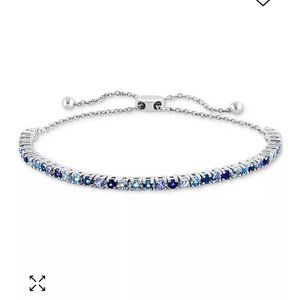 EFFY® Multi-Gemstone (1-1/4 ct. t.w.) & Diamond (1/10 ct. t.w.) Bolo Bracelet
